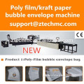 LDPE/LLDPE PE coated kraft paper bubble envelope bag machine